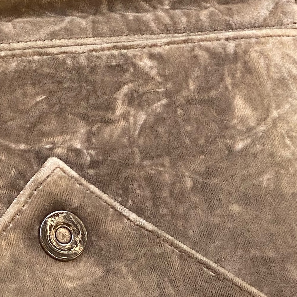 Rebecca Minkoff Green Grey Velvet Envelope Clutch - Picture 4 of 12